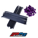 KTM 640 LC4 - Juego de radios traseros de 18" - Buje OEM (98-07)