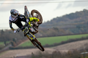 Ben Watson whip on Triumph bike