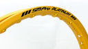 21 x 2.15 (36) - Gloss Gold Anodised Alloy Undrilled Tubeless Type Rim (With Safety Hump) with SM Pro Platinum Logo - Undrilled