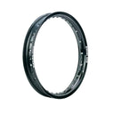 rear gloss black rim with Excel one branding on white background