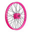 Prison Pink Cerakote Hub Prison Pink Rim Black Nipples Black Spokes SM Pro Platinum Motocross Enduro Front Wheel
