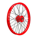 UMSC Red Cerakote Hub USMC Red Rim Black Nipples Black Spokes SM Pro Platinum Motocross Enduro Front Wheel