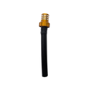 Fuel Vent Cap - Black Pipe - Gold Cap