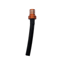 Fuel Vent Cap - Black Pipe - Orange Cap